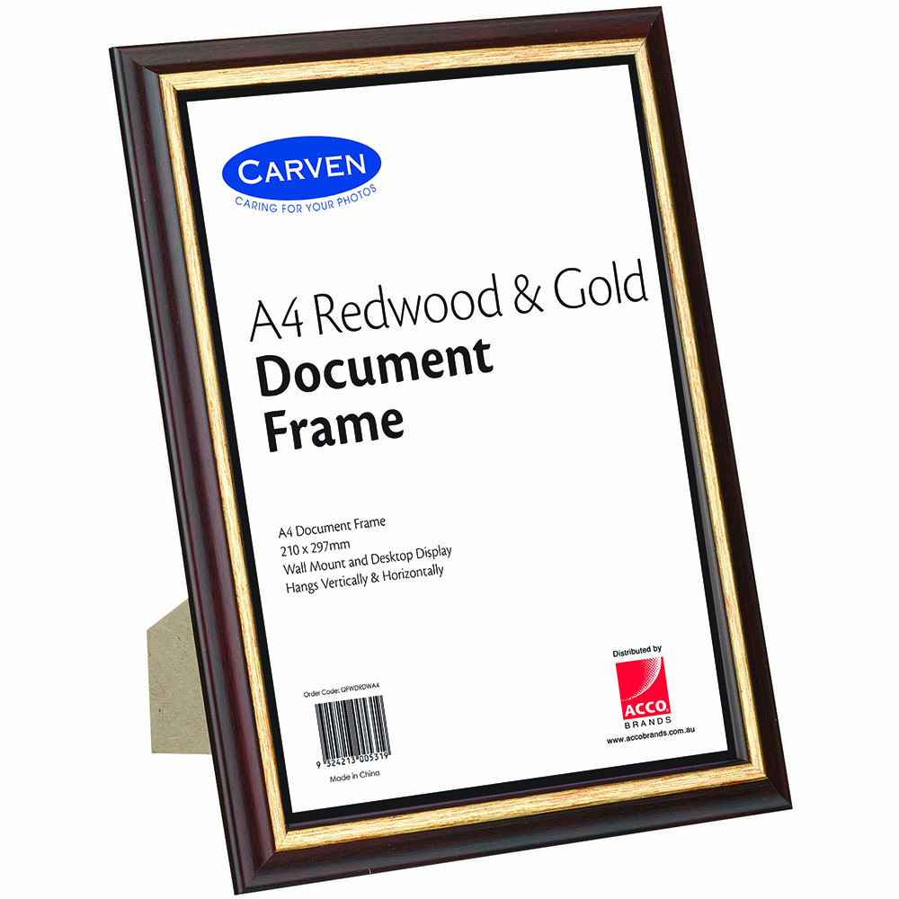 Timber Style Document and Certificate Frames